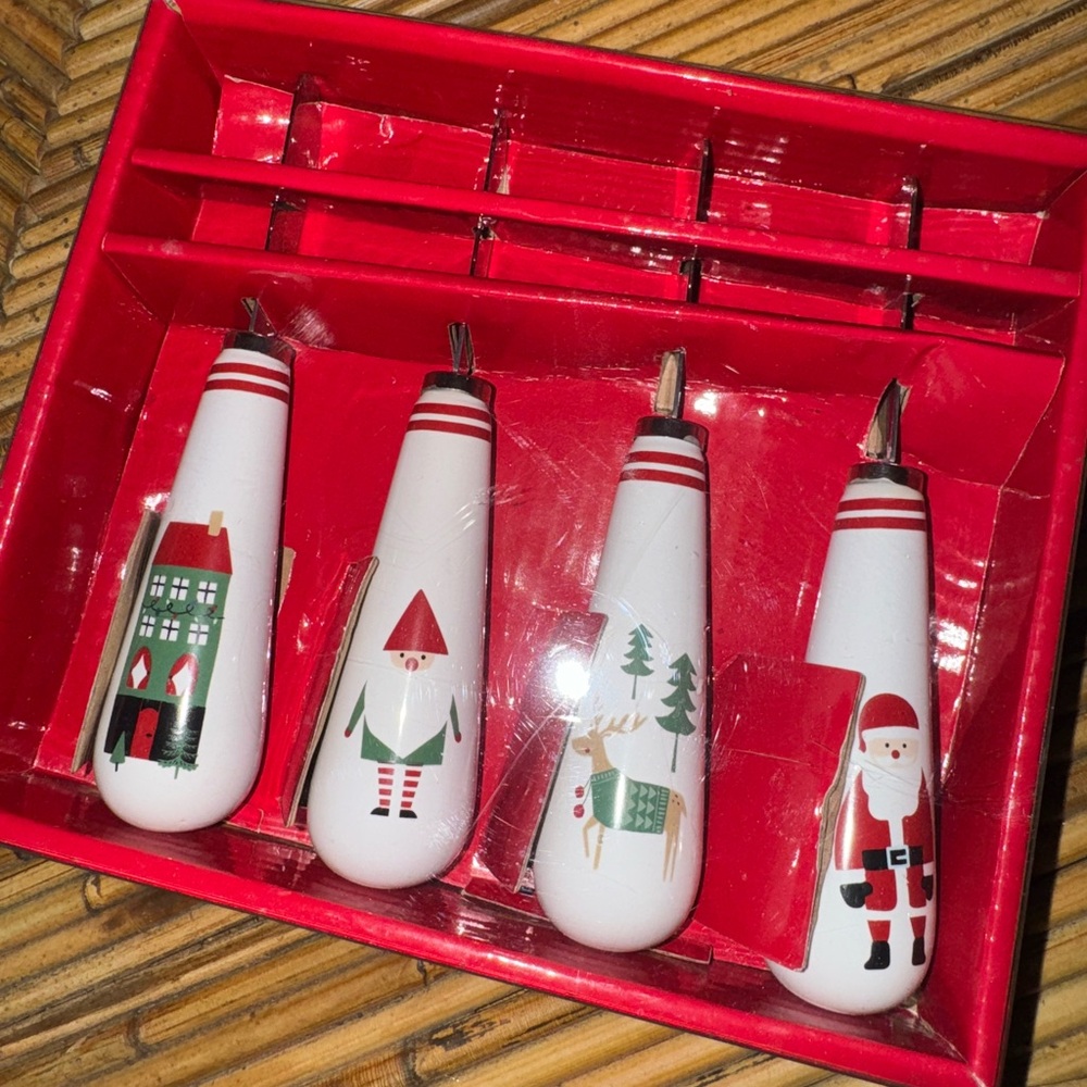 Christmas Cheese Spreaders